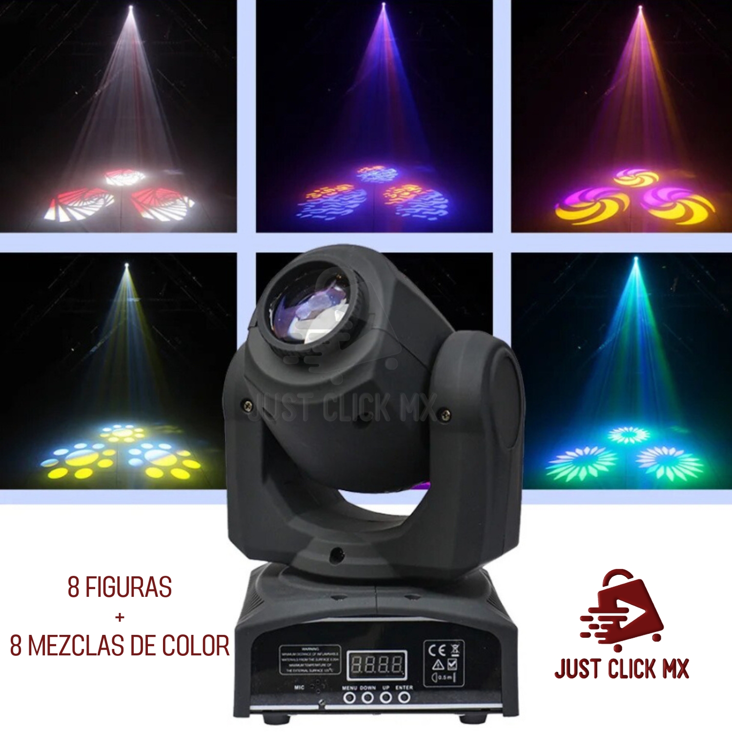 Cabezal Movible de Luces Para Fiestas DJ