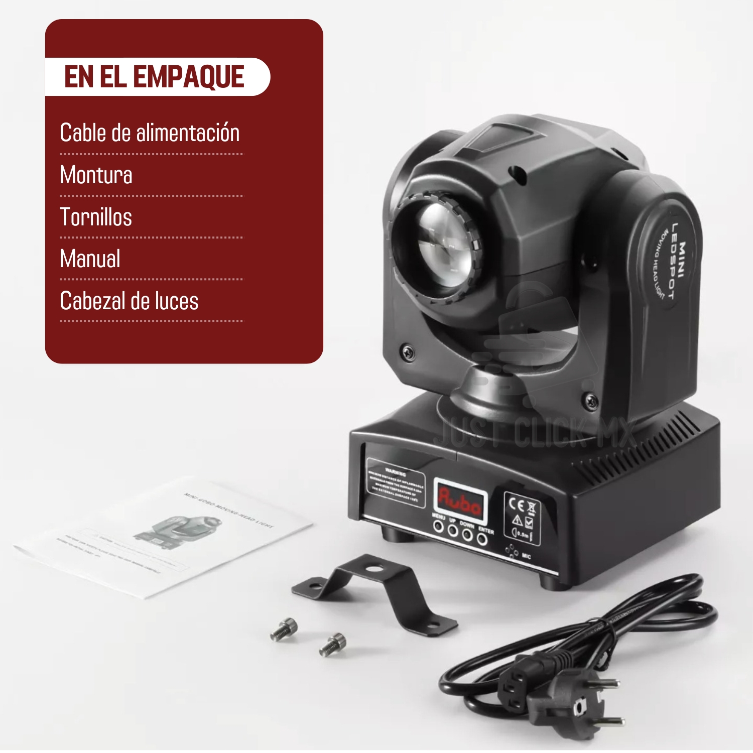 Cabezal Movible de Luces Para Fiestas DJ