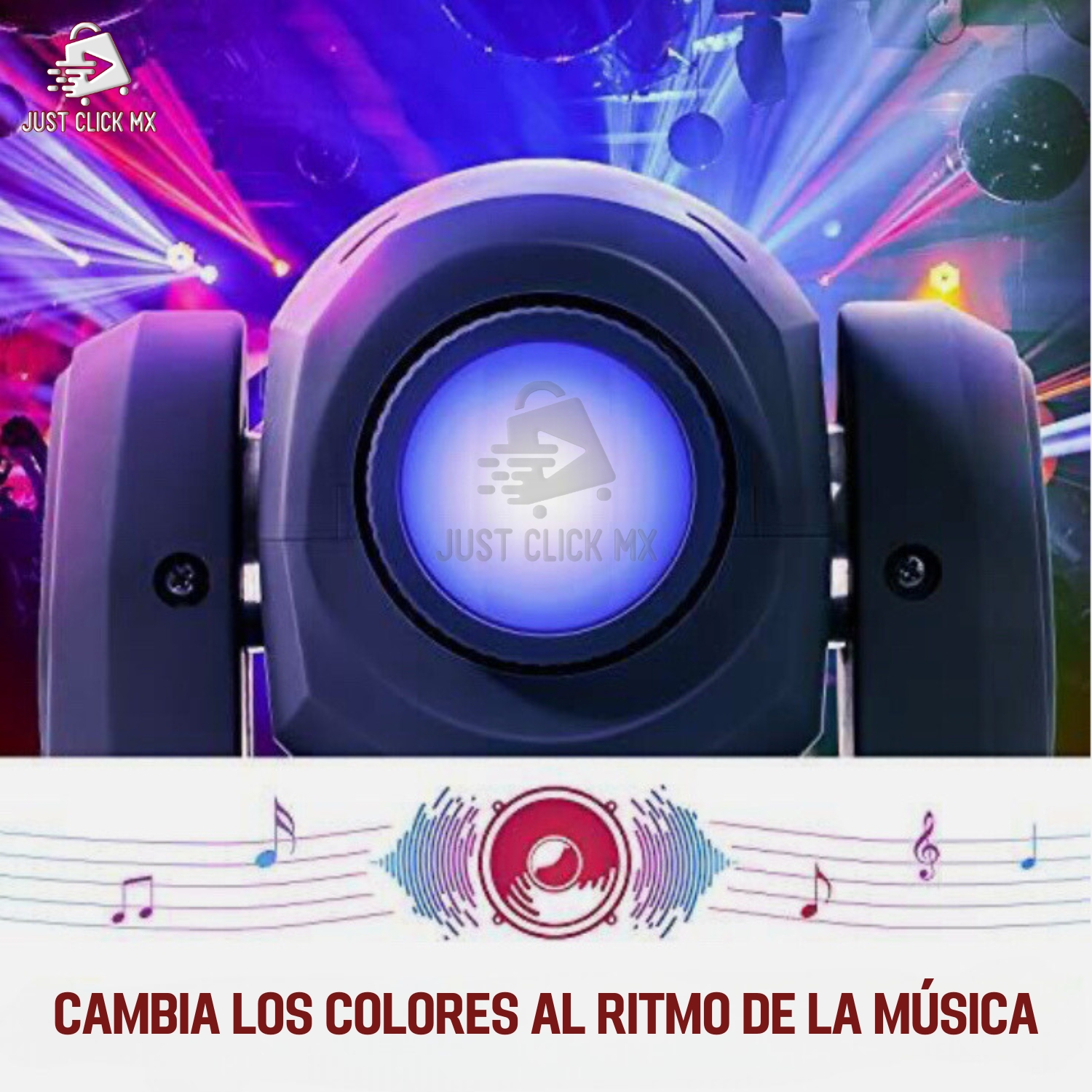 Cabezal Movible de Luces Para Fiestas DJ