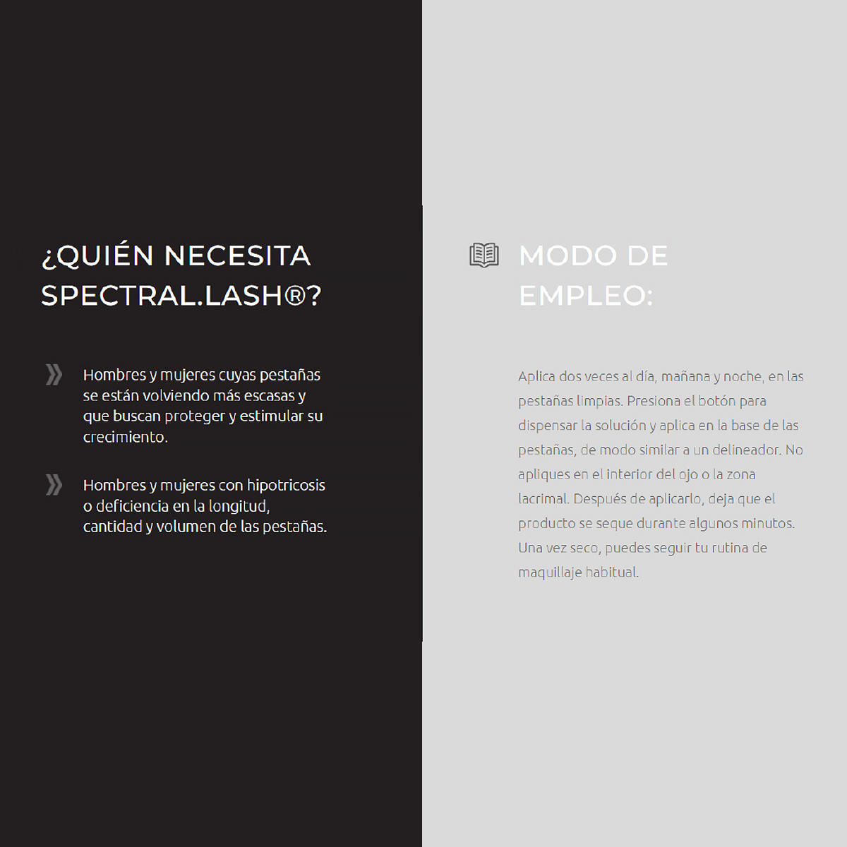 Spectral Lash 2.4ml Serum Estimulante de Pestañas .