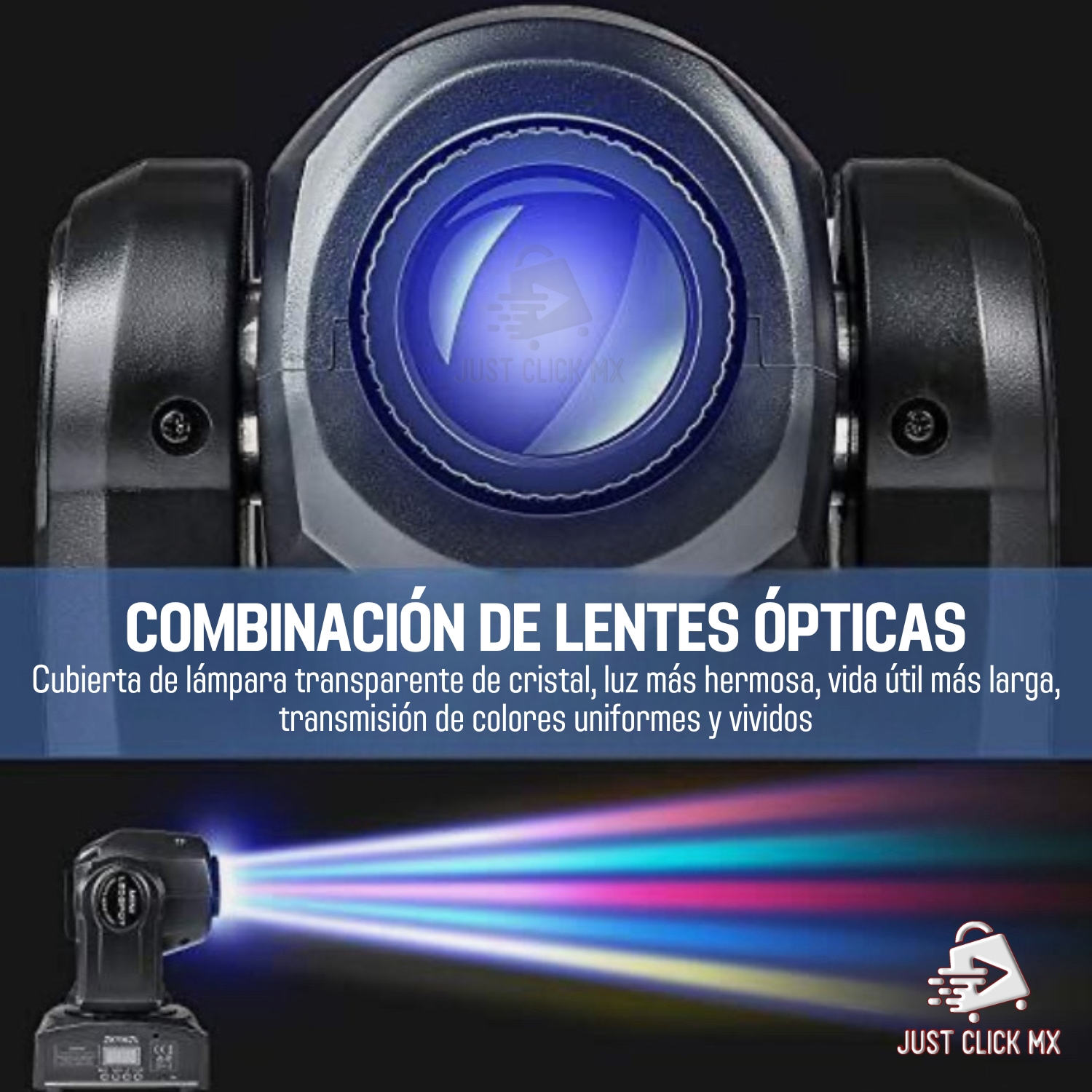 Cabezal Movible de Luces Para Fiestas DJ