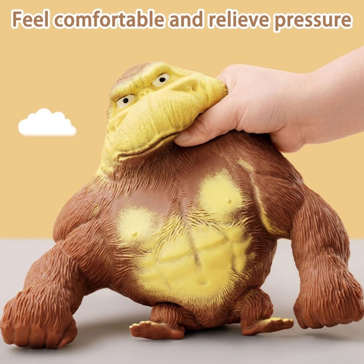 Gorila Estirable Juguetes Antiestrés Suave Squishy 720 G.