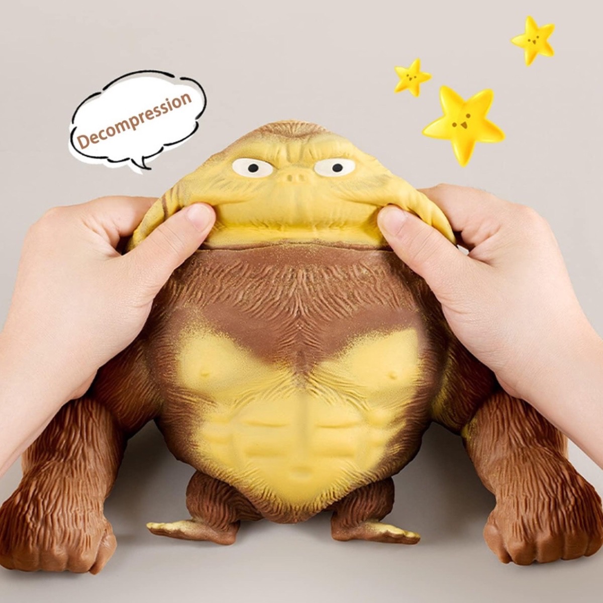Gorila Estirable Juguetes Antiestrés Suave Squishy 720 G.