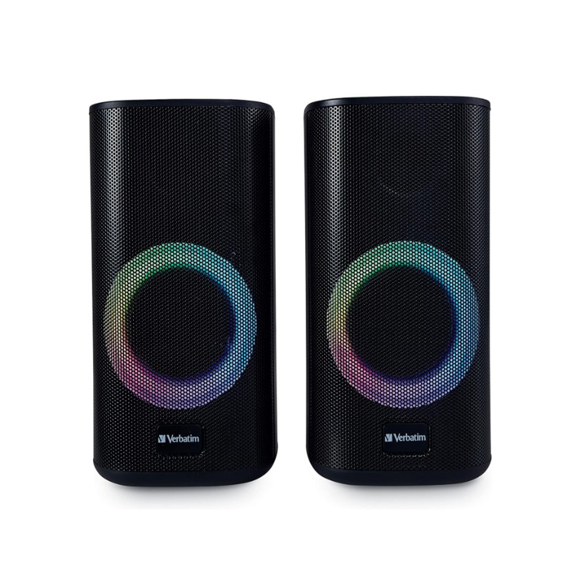 Bocinas RGB estéreo para juegos de escritorio Verbatim Grafito 70748.