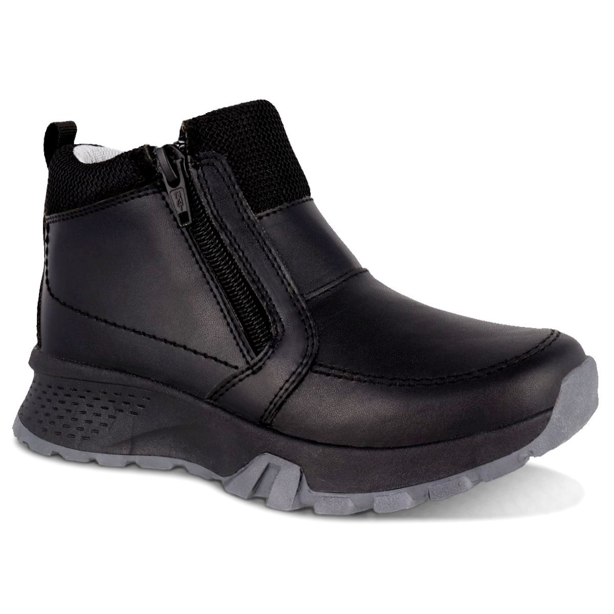 Zapato Del Piel Tipo Bota Escolar Casual Niño Rokino Mod. 3464.