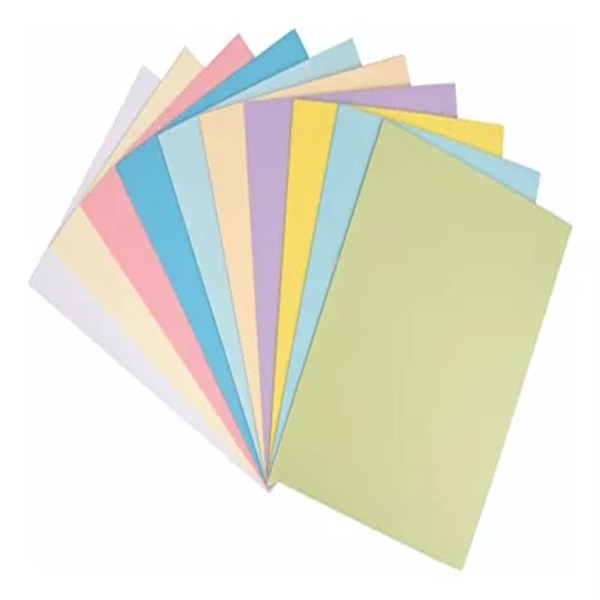 Hojas De Color Tamaño Carta Colores Claros 100pz