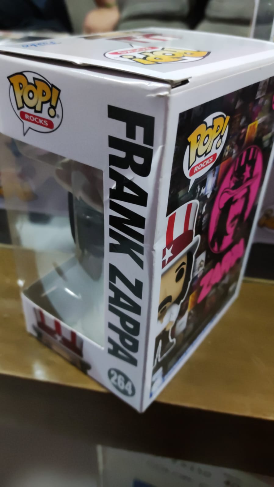 Funko Pop Frank Zappa 264 DAÑO