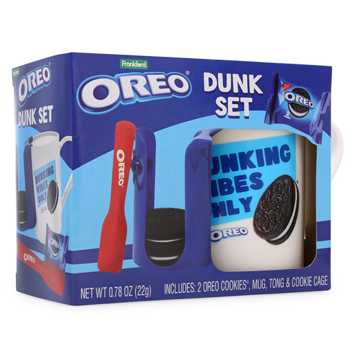 Taza Juego Regalo Oreo Remojar Galletas Porta Galletas Adultos Niños.