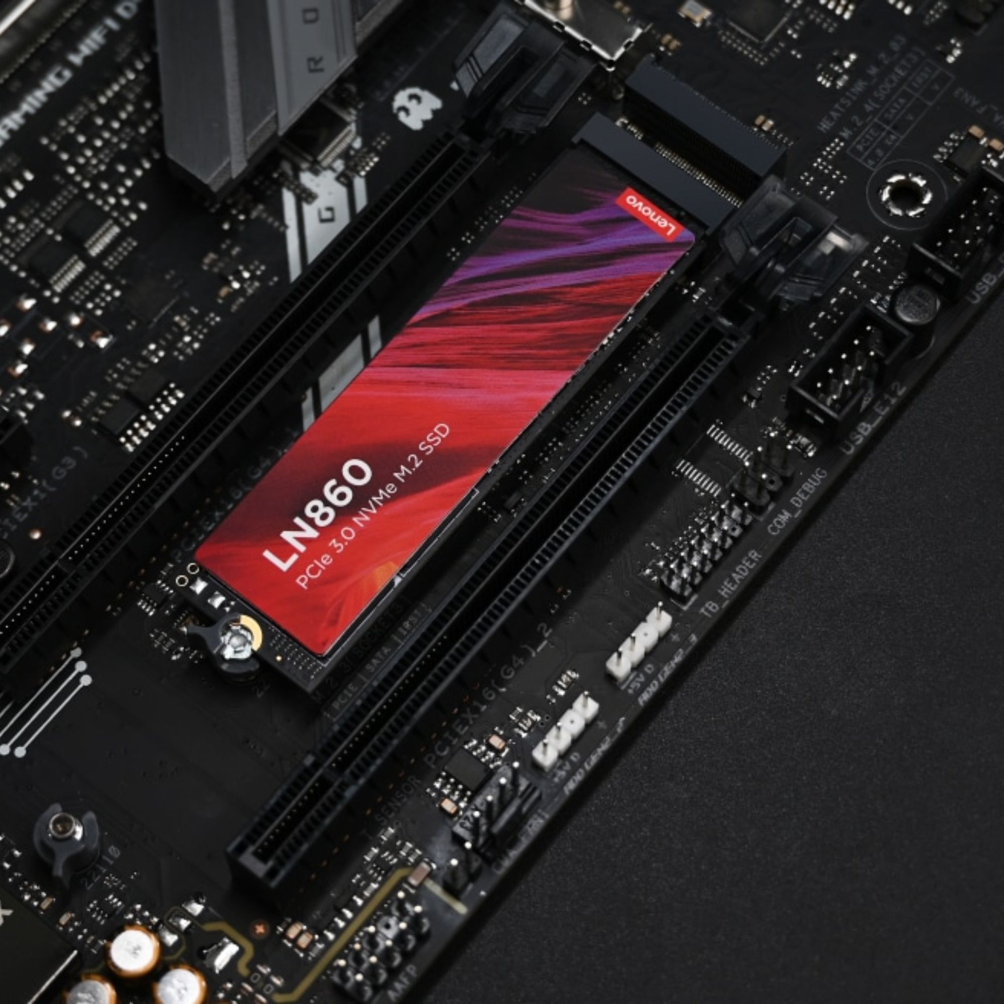 Unidad de Estado Sólido Lenovo LN860 de 2 TB, M2 2280, NVMe PCIe Gen 3X4, 3500/3000 MB/s.