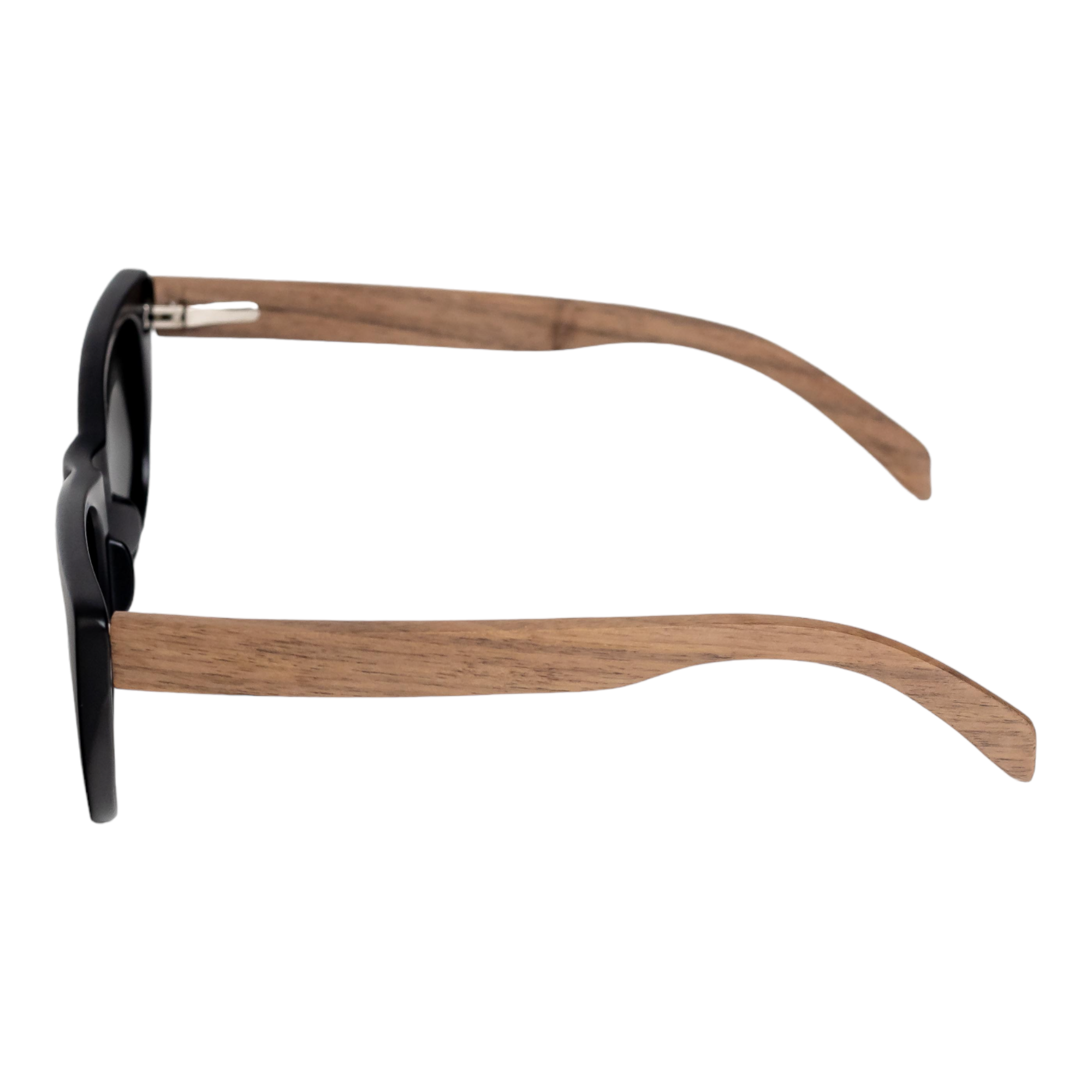 Lentes Gafas de Sol Polarizados para Mujer Dama PANDAS de Madera UV400 Danta Negro.