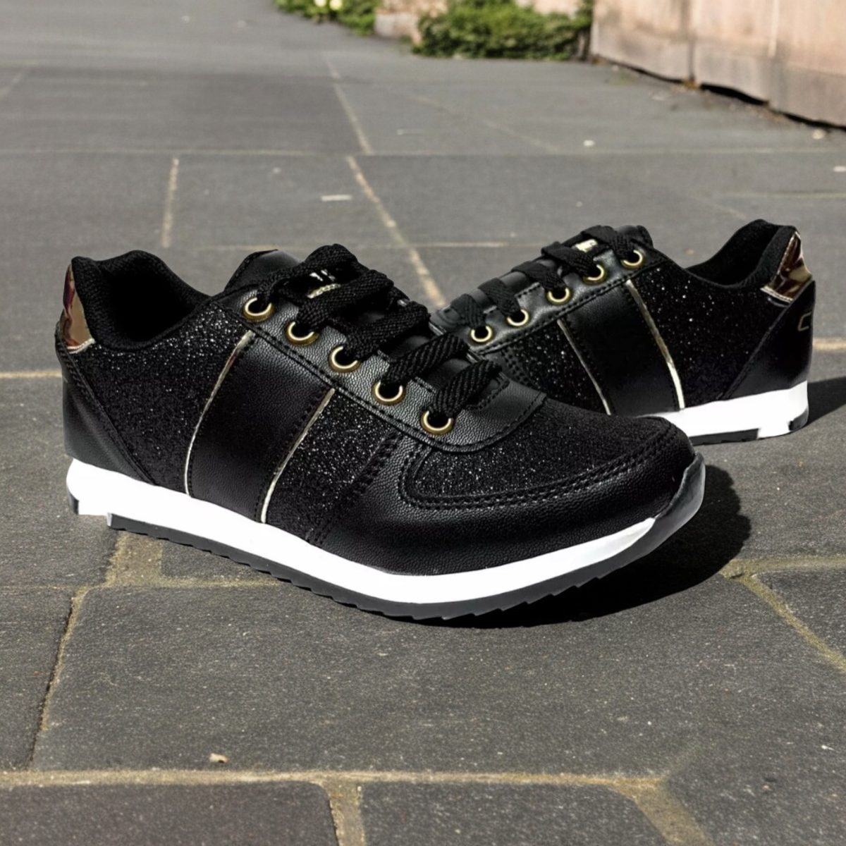Tenis Para Dama Negros Urbanos Del 2 Al 6.