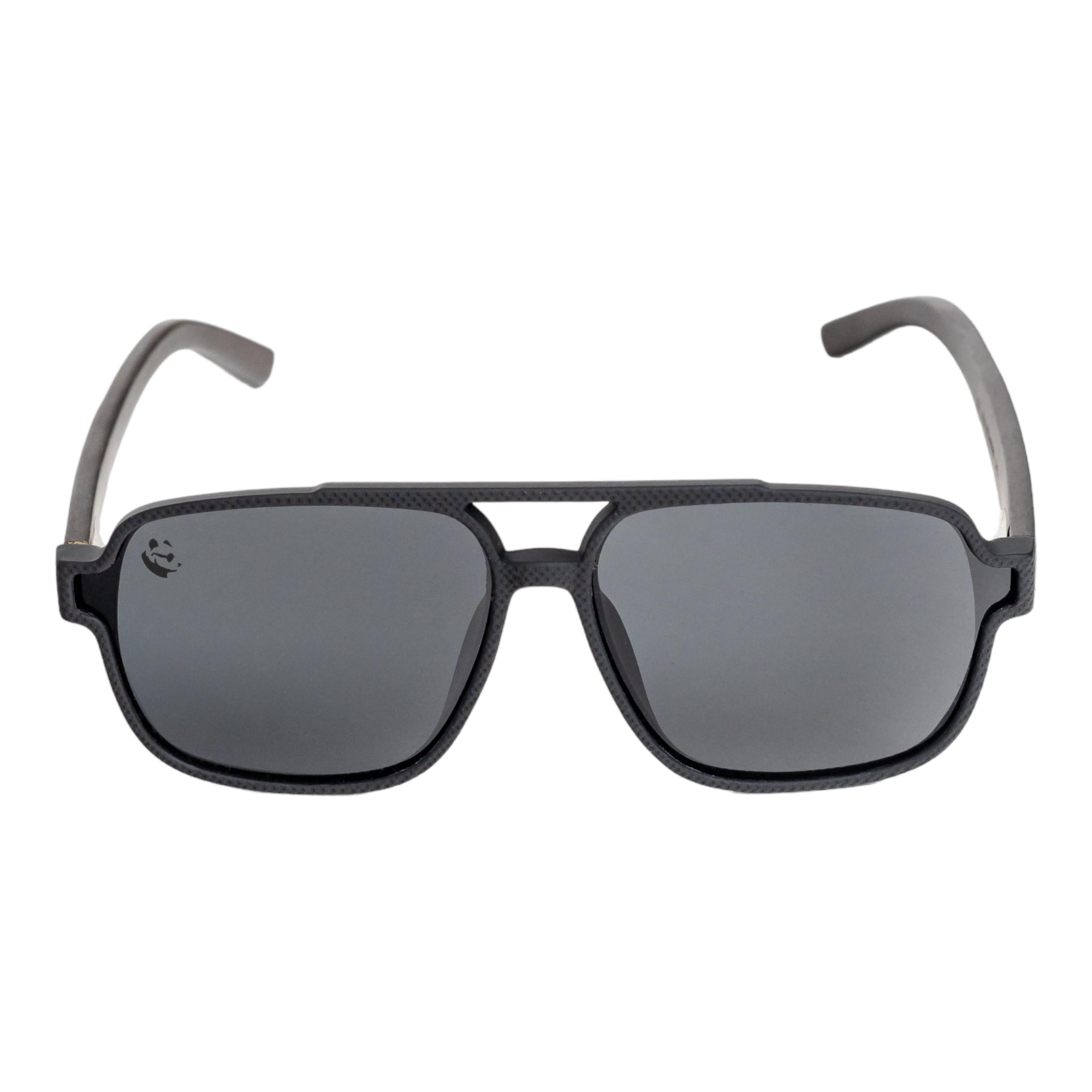 Lentes Gafas de Sol Polarizados para Hombre Caballero PANDAS de Bambú UV400 Gorila Negro.