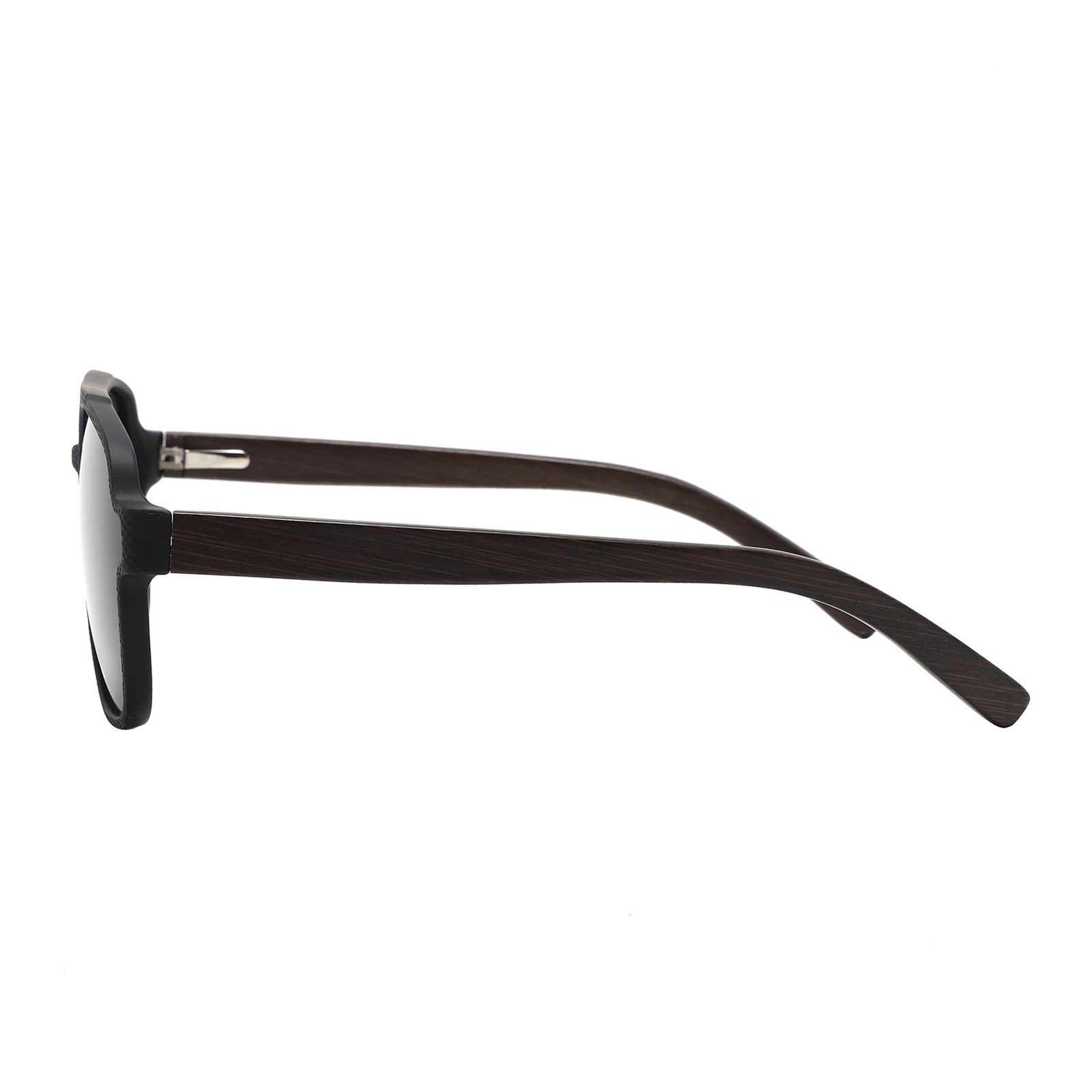 Lentes Gafas de Sol Polarizados para Hombre Caballero PANDAS de Bambú UV400 Gorila Negro.