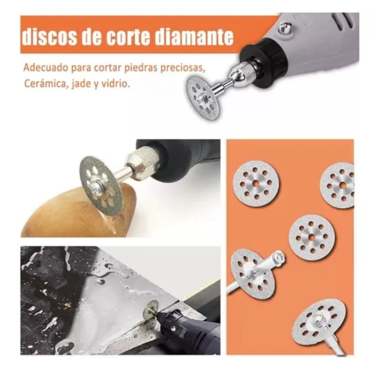 Kit Discos Corte Sierra Hss Para Dremel Mototool Taladro 129 Pzas