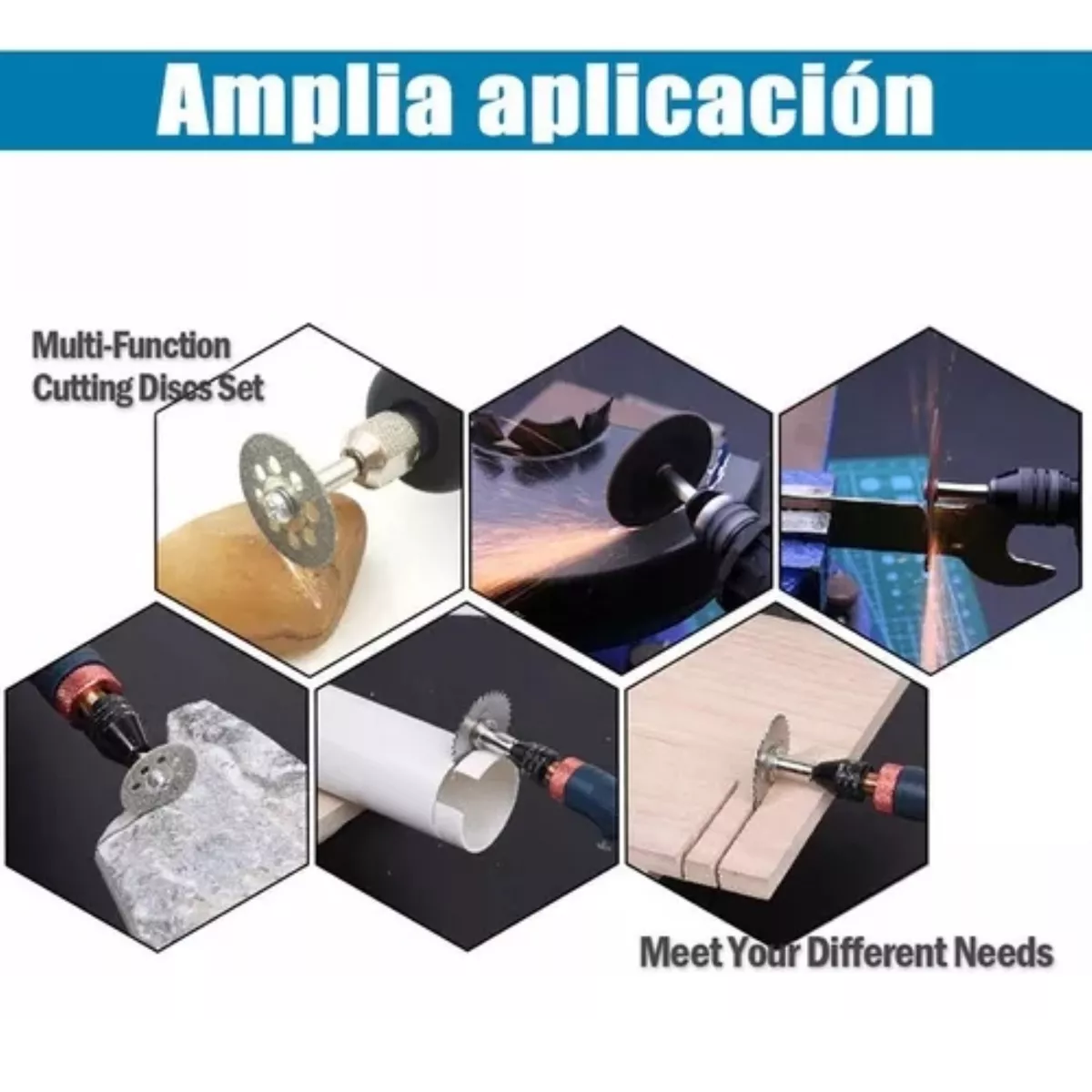 Kit Discos Corte Sierra Hss Para Dremel Mototool Taladro 129 Pzas