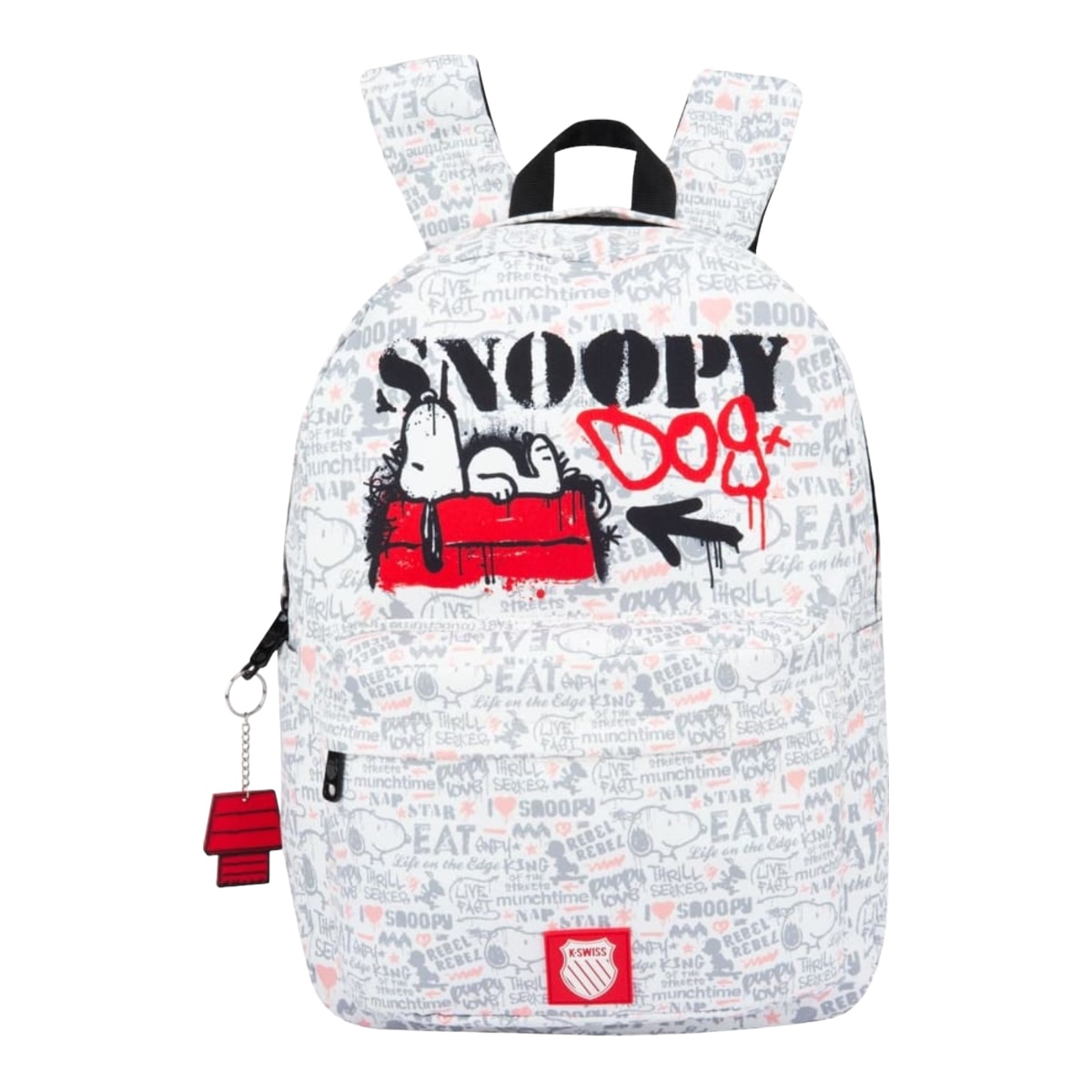 MOCHILA ESCOLAR K- SWISS SNOOPY PEANUTS 