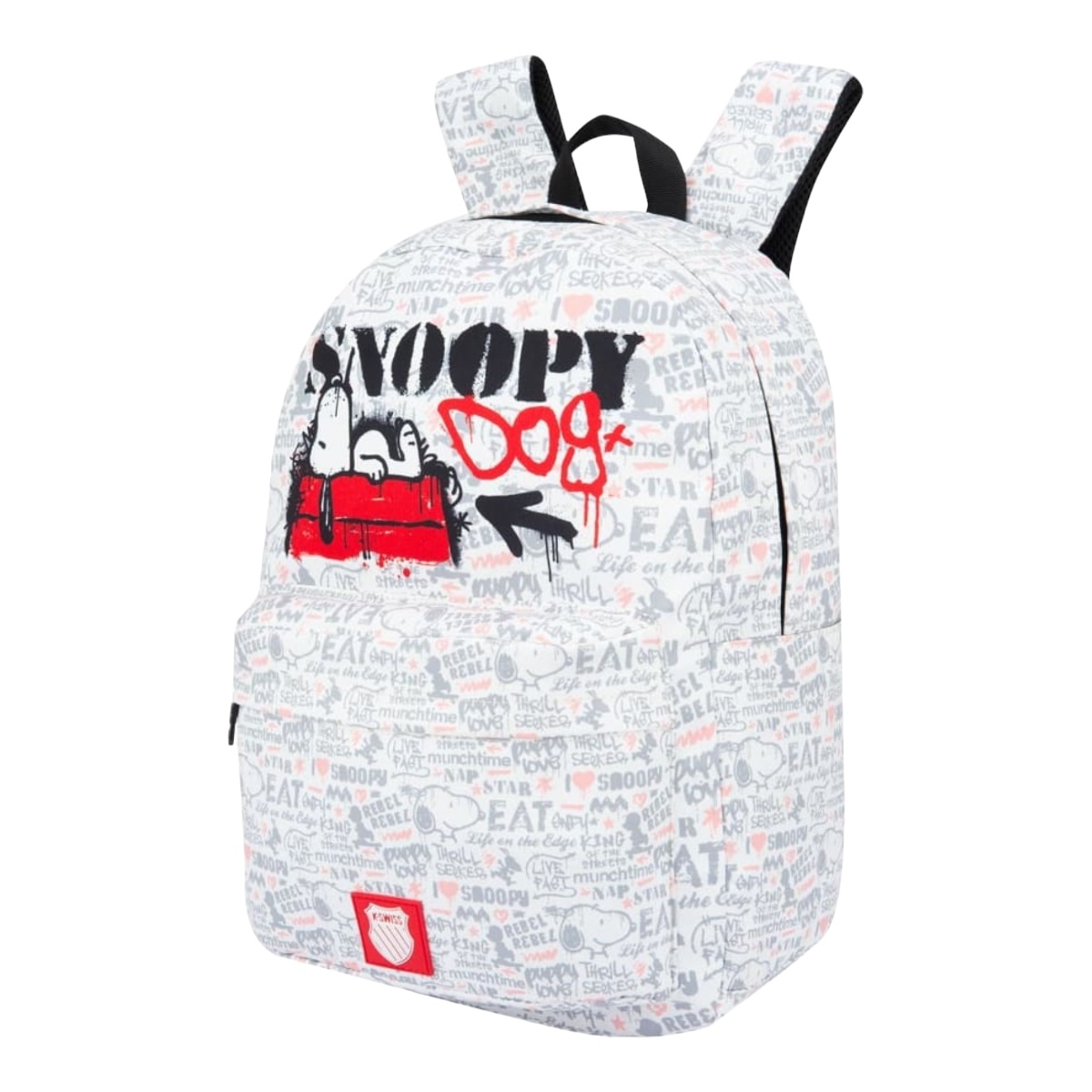 MOCHILA ESCOLAR K- SWISS SNOOPY PEANUTS 