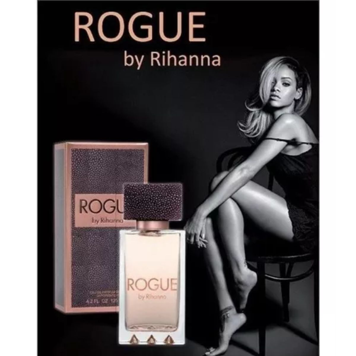 Perfume Rihanna ROGUE Para Dama Eau de Parfum 125 ml.