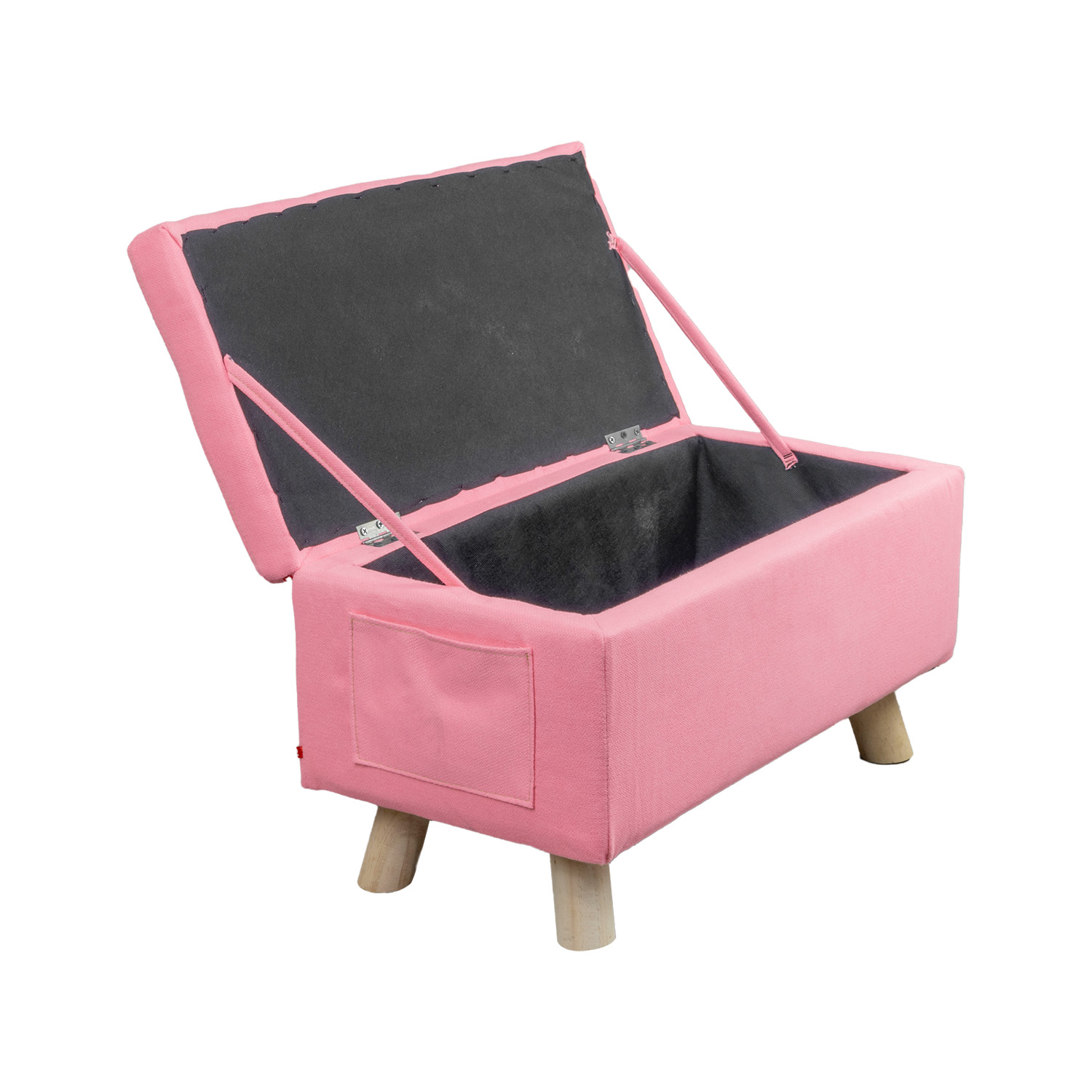 Taburete con Almacenamiento y Almohadilla Suave Bossa Zoe.