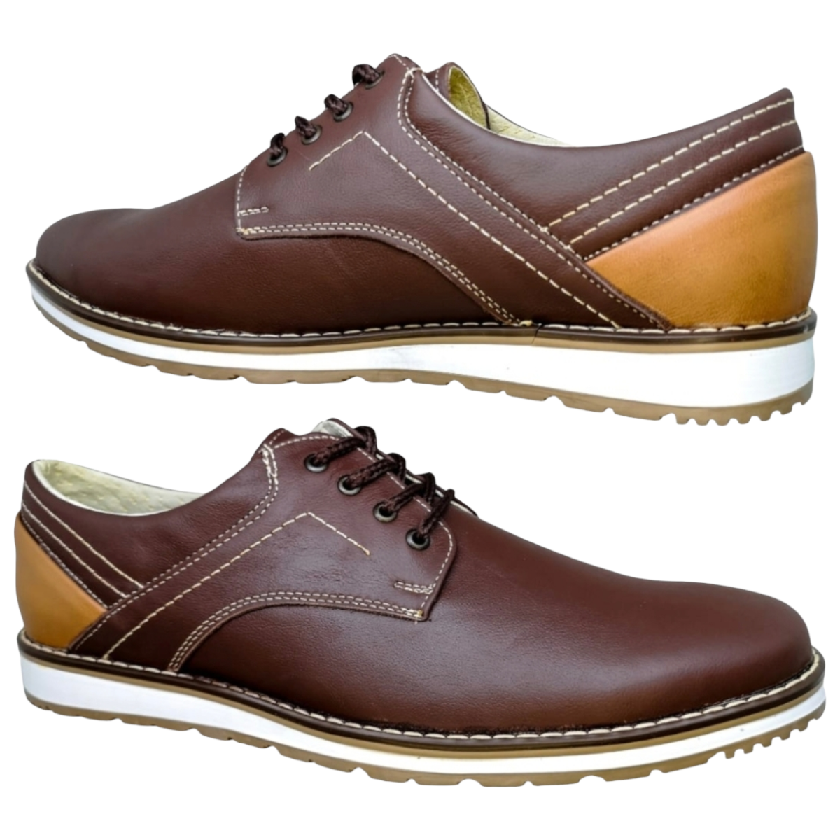 Zapatos Casuales para Hombre en Piel Vacuno Comodos