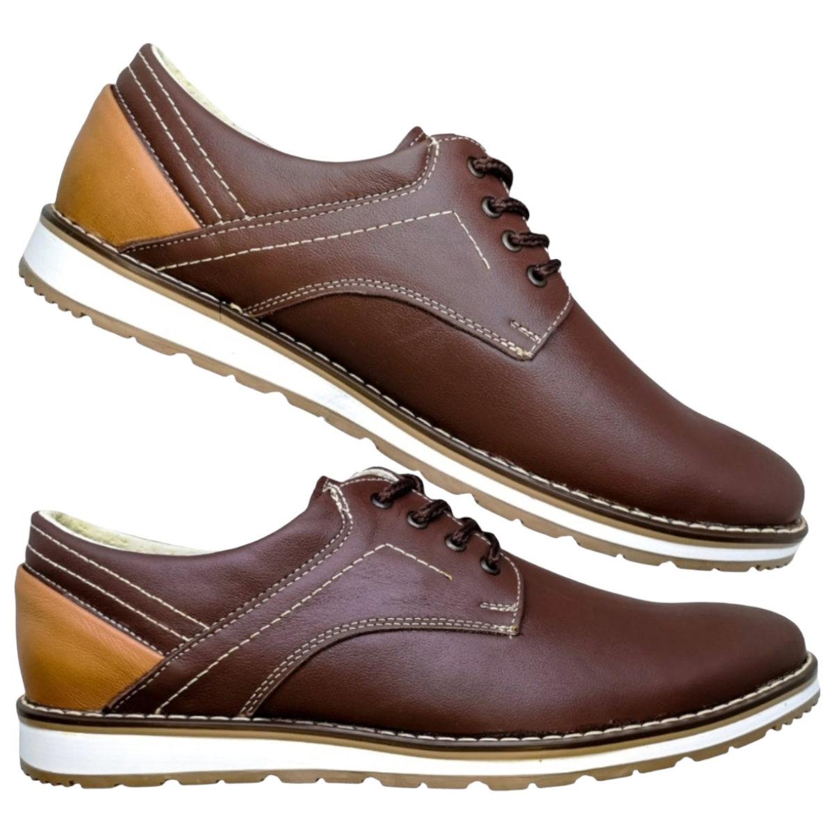 Zapatos Casuales para Hombre en Piel Vacuno Comodos