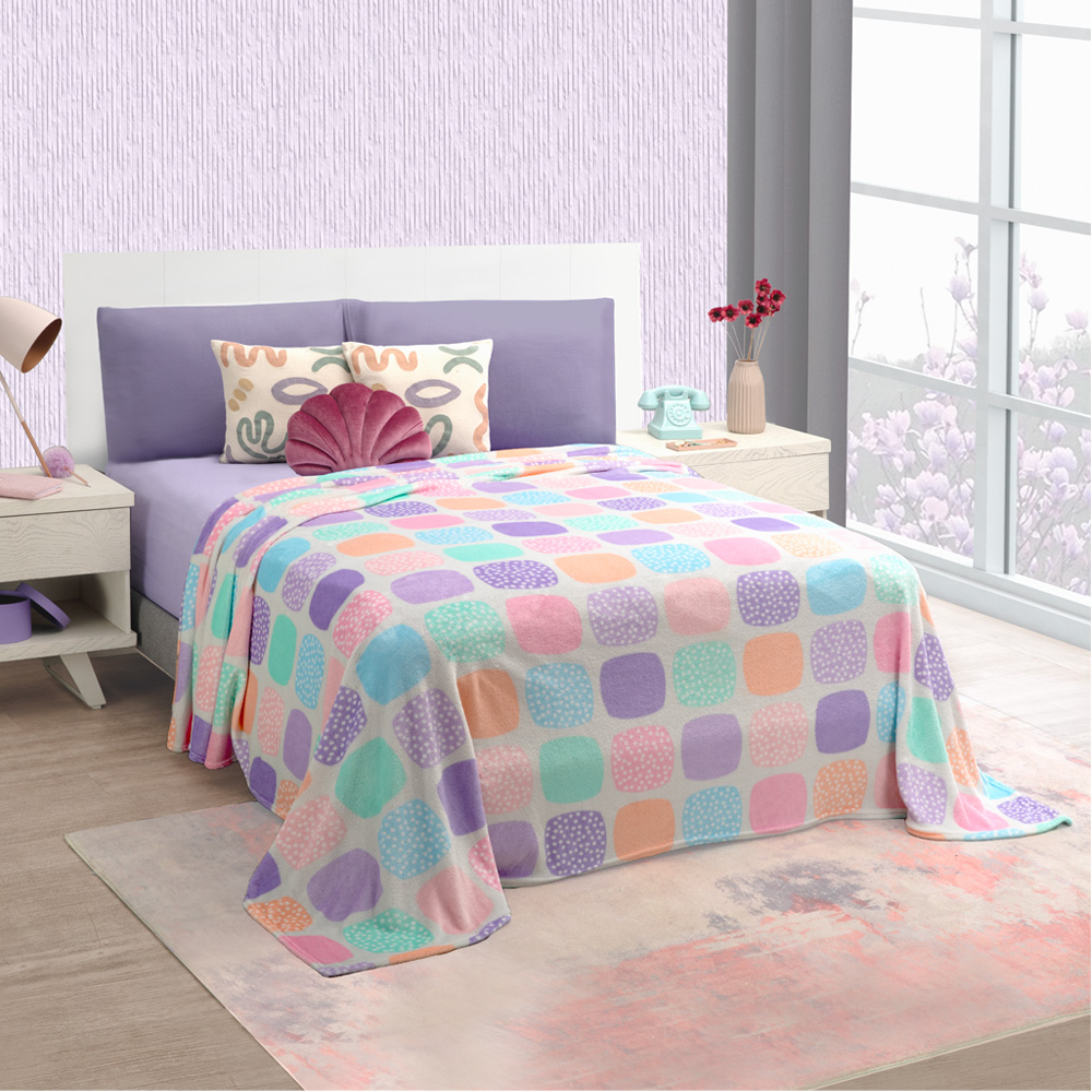 Frazada Térmica Sunny Matrimonial Blanca.