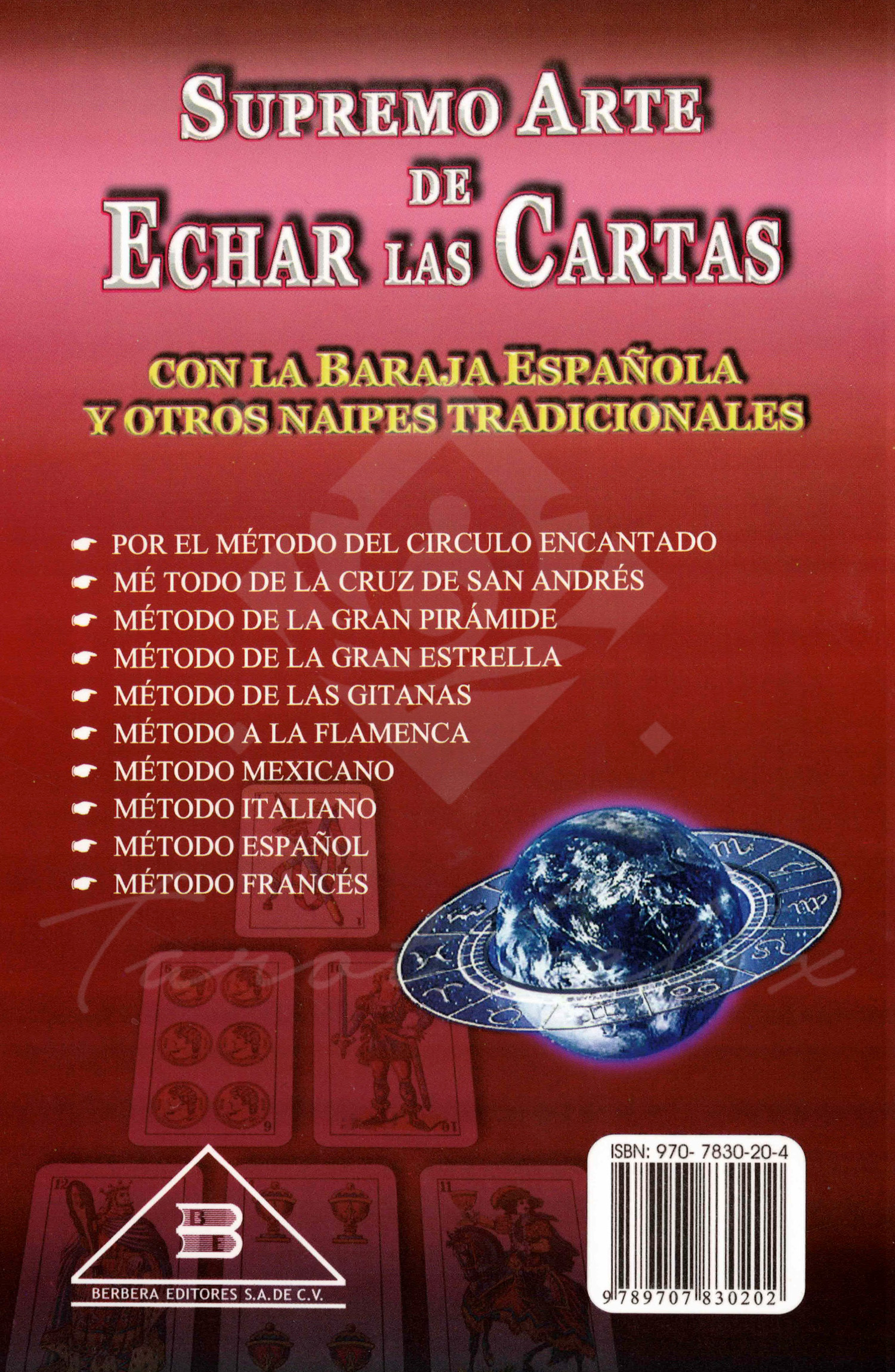 Supremo Arte de Echar Las Cartas Con La Baraja Española