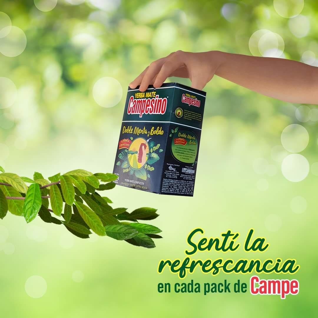Yerba Mate Campesino Doble Menta y Boldo