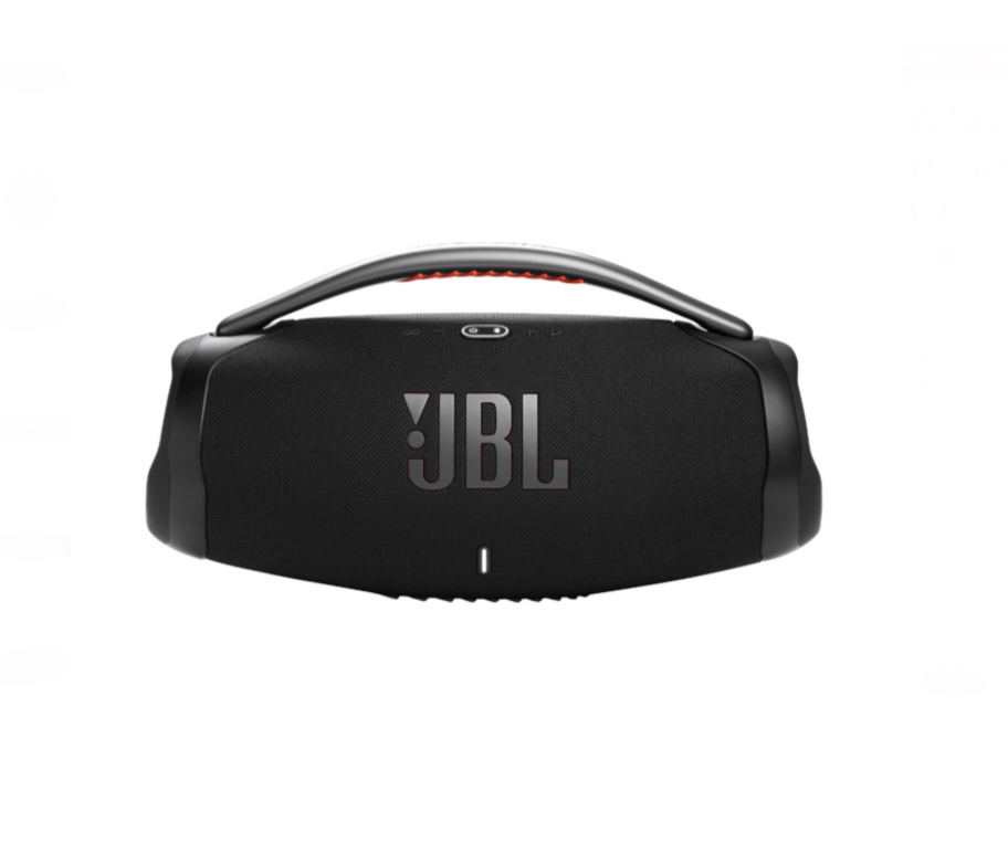 Altavoz JBL Boombox 3 negro con Bluetooth y resistente al agua 180 W