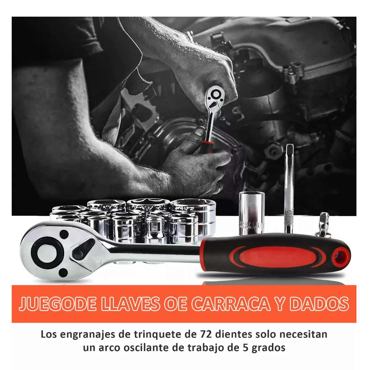 Juego De Herramientas Para Reparación De Auto Y Moto 82 Pzs