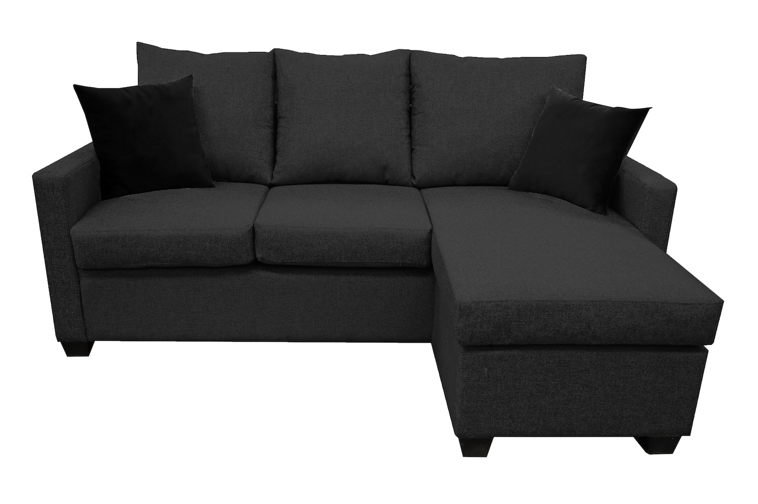Sala Esquinera El Bazar Store Denver Gris Oxford, 200x140 cm, Lado derecho e Izquierdo, Lino nacional, Sofa.