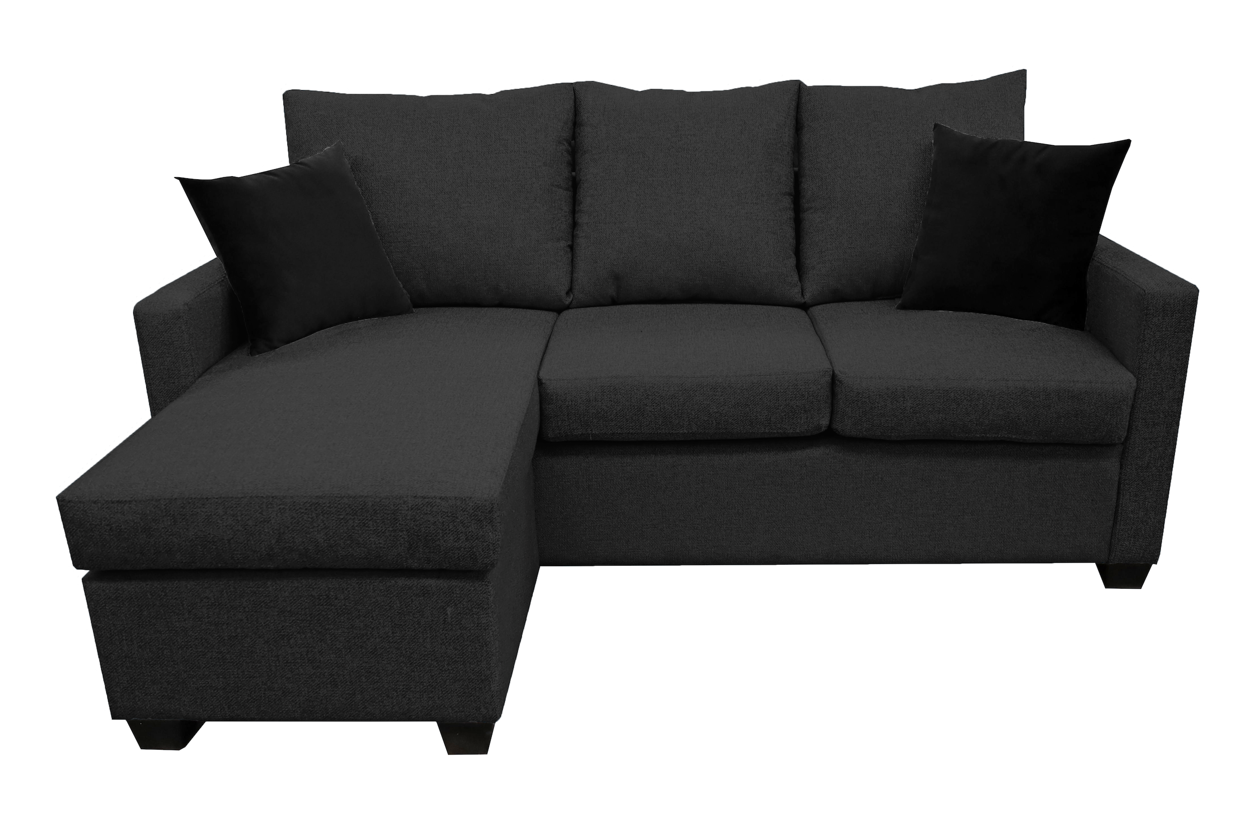 Sala Esquinera El Bazar Store Denver Gris Oxford, 200x140 cm, Lado derecho e Izquierdo, Lino nacional, Sofa.