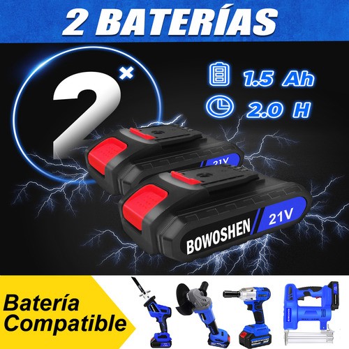 Sierra Eléctrica Recíproca Sable Inalámbrica Con 2 Baterías