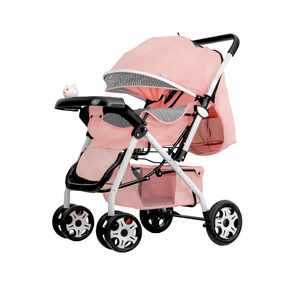 Carreola Para Bebés Niños rosa.