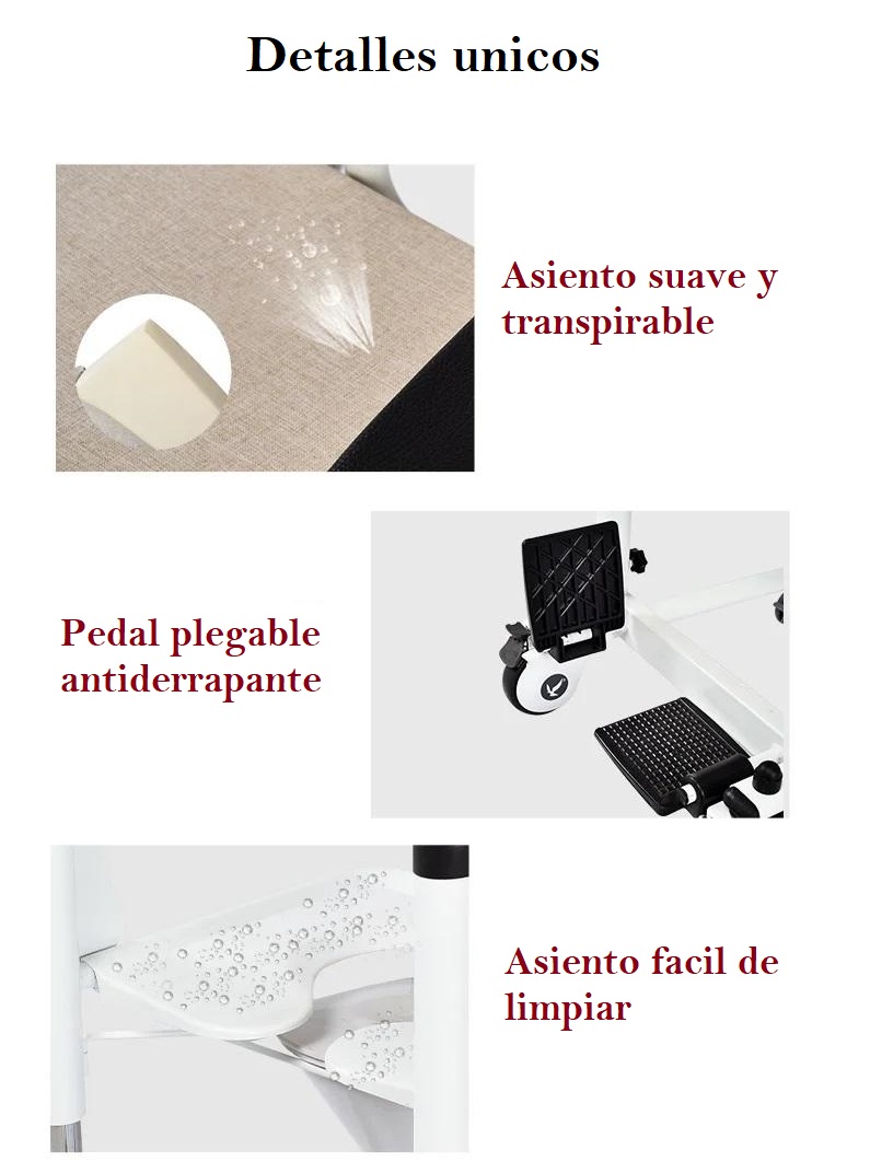 Silla de Transferencia para pacientes en cama.