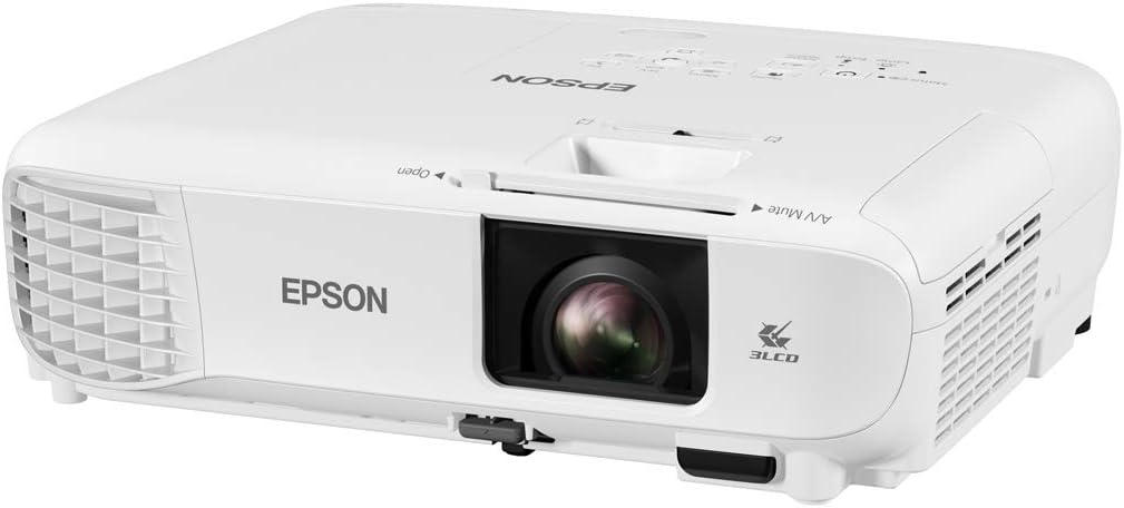 Proyector Epson Powerlite E20 3400 Lumens V11h981020 Color Blanco.