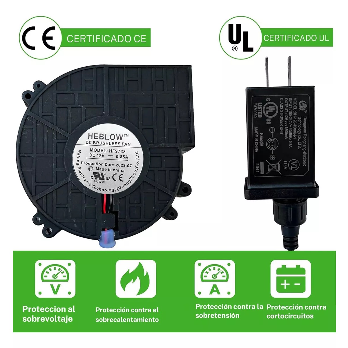 Ventilador De Aire, Ventilador De Motor, Ventilador Inflable