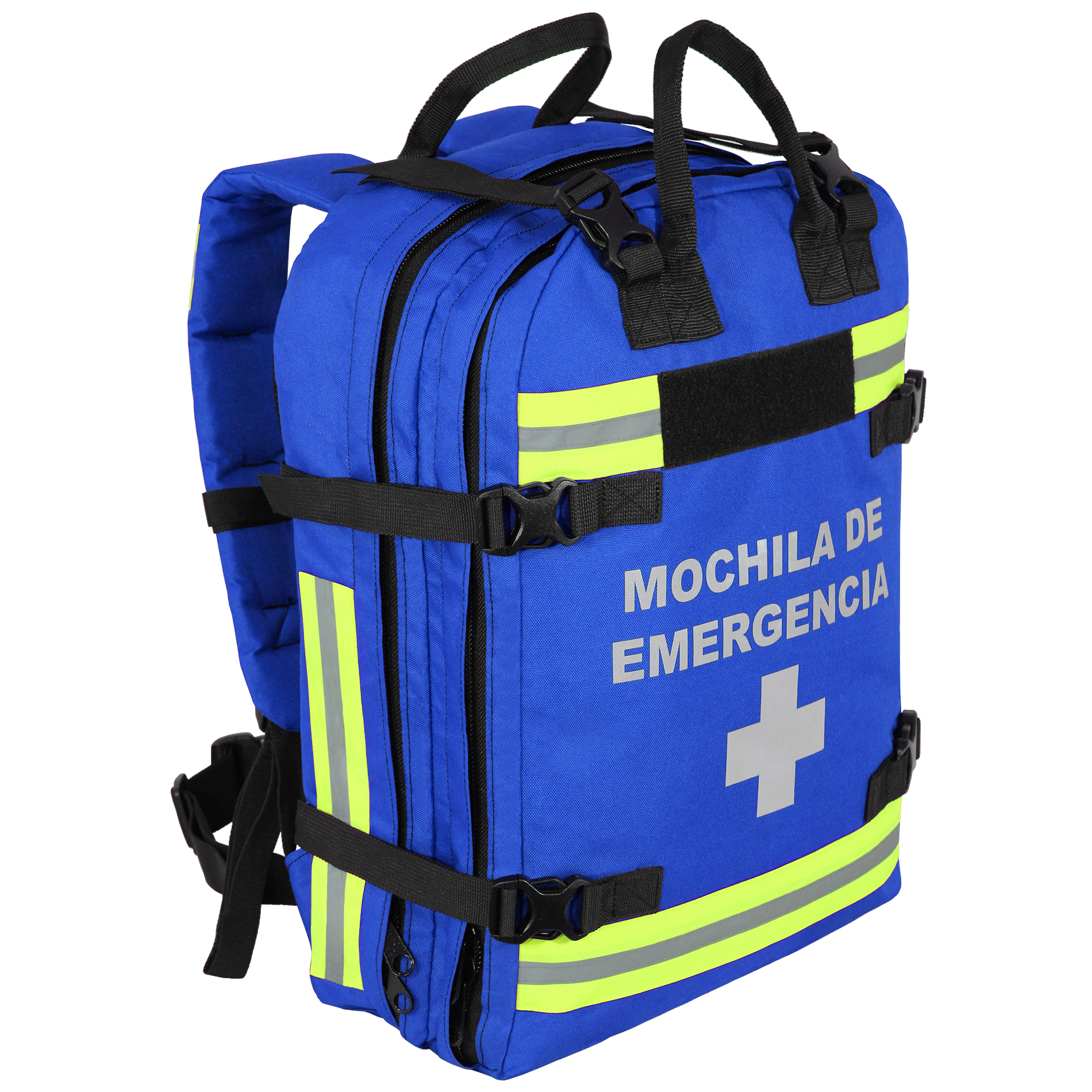 Mochila de Emergencias Botiquín Primeros Auxilios | Paramédico, Deportivo, Hogar, Oficina, Escuela | Color Azul con Negro | Artical 5