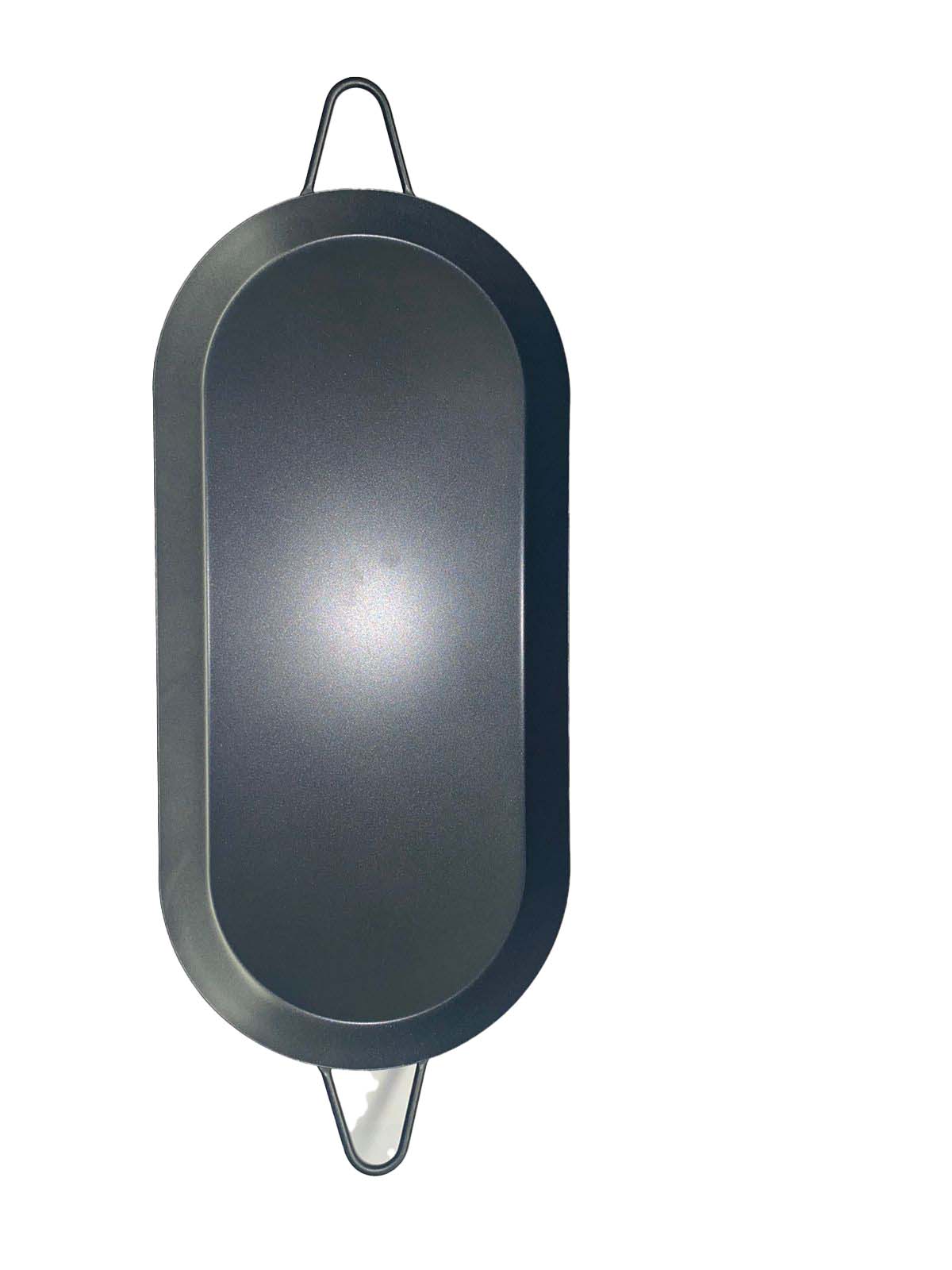 Comal ovalado de acero carbono Z465 Hot spot .