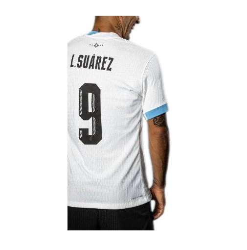 Nuevo! Jersey Uruguay 2024/2025 Visita Blanca Luis Suarez 9 Talla M.