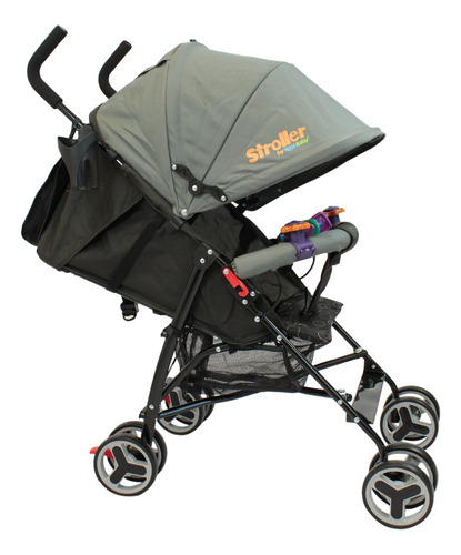 Carriola De Bastón Plegable Para Bebé Kool Baby Car-104 Color Rosa.