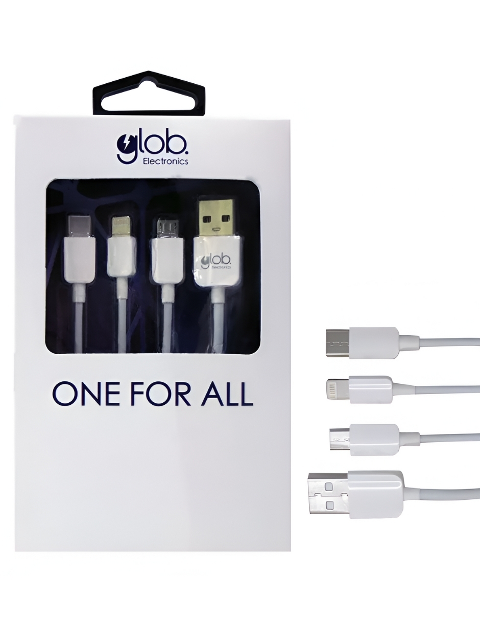 CABLE GLOB MULTIENTRADA 3 EN 1.