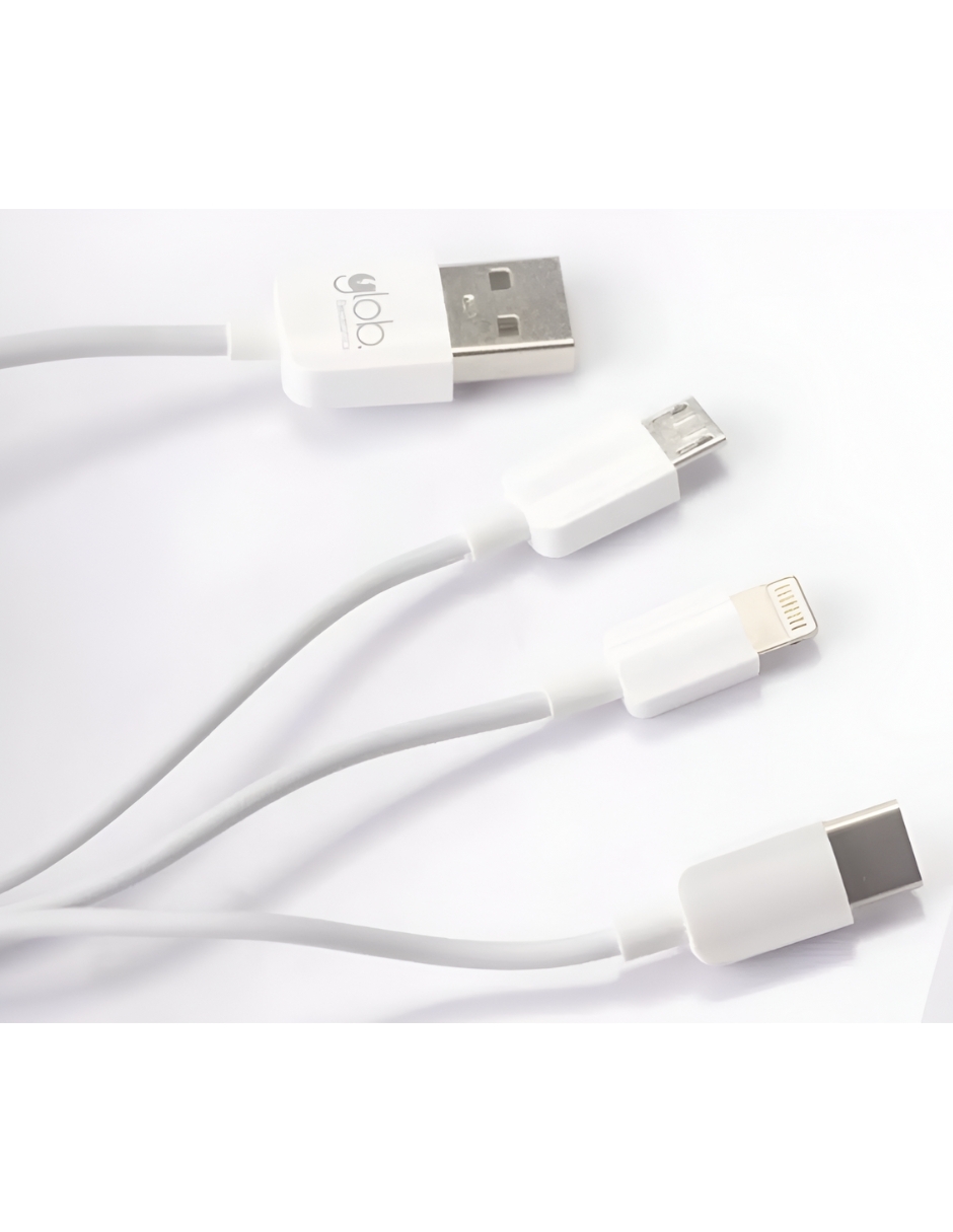 CABLE GLOB MULTIENTRADA 3 EN 1.