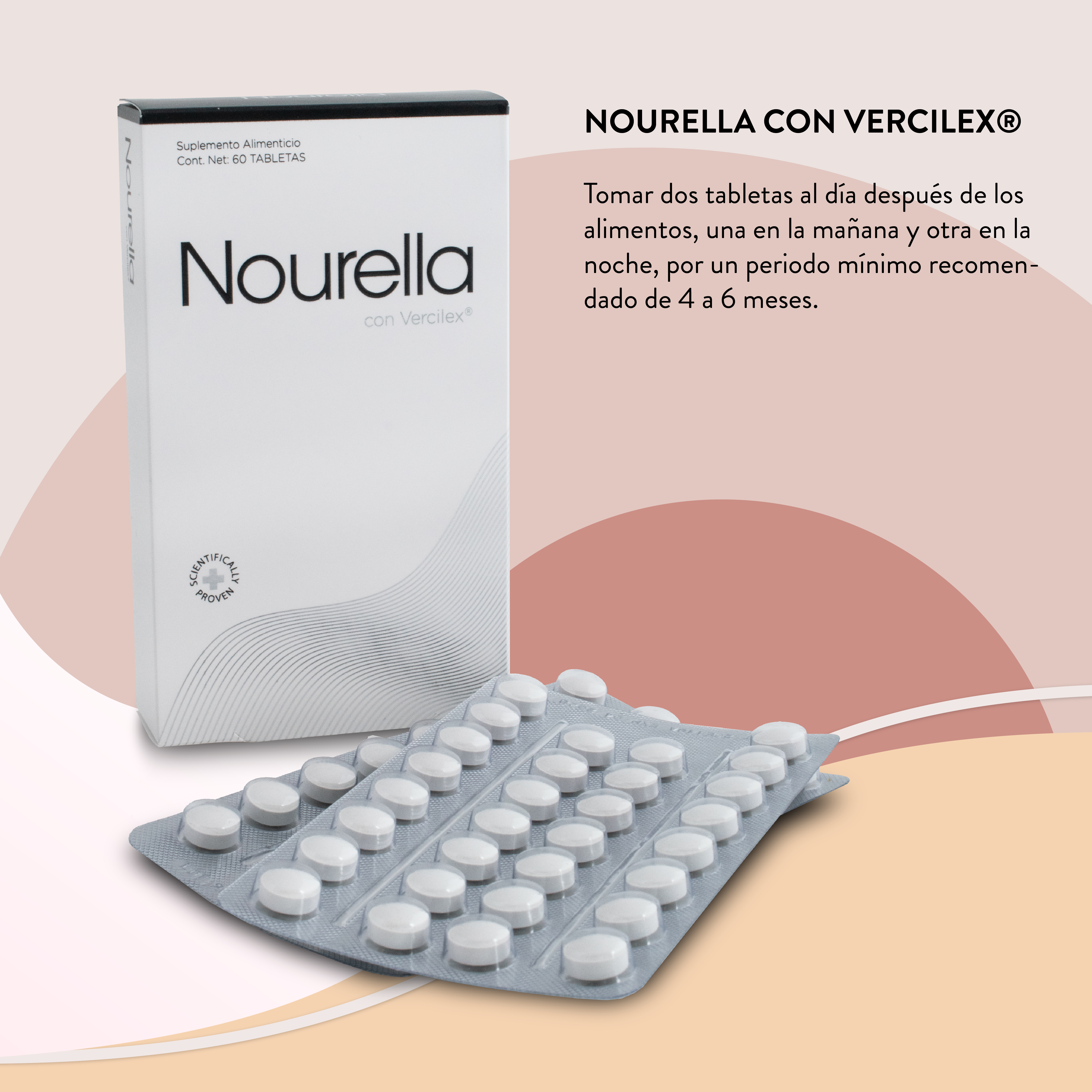 Tratamiento Rejuvenecedor Nourella Crema Retile X-A 30ml + Tabletas Vercilex 60 tabs 