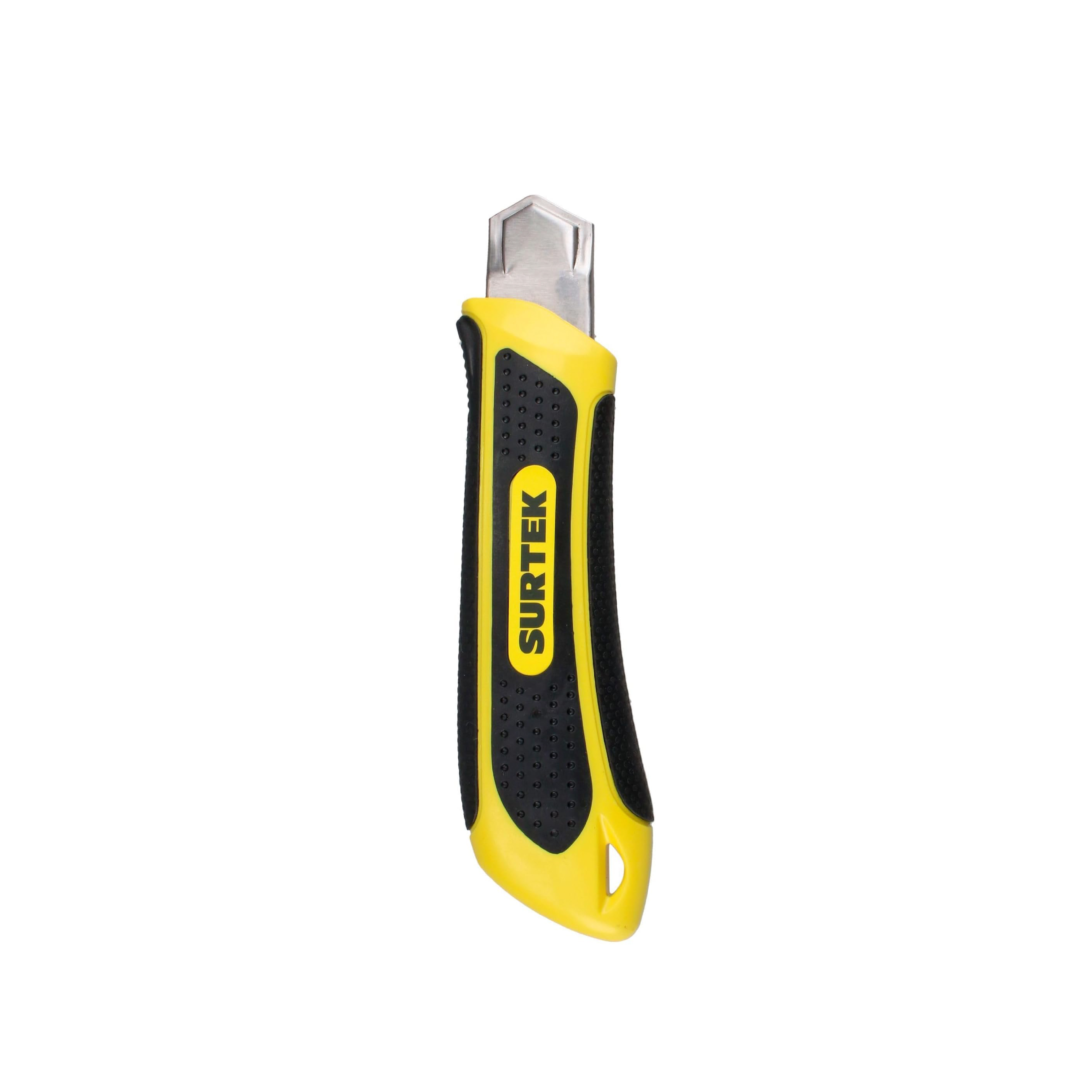 Cutter con cuerpo de plástico bimaterial de 18 mm, cambio automático de ...