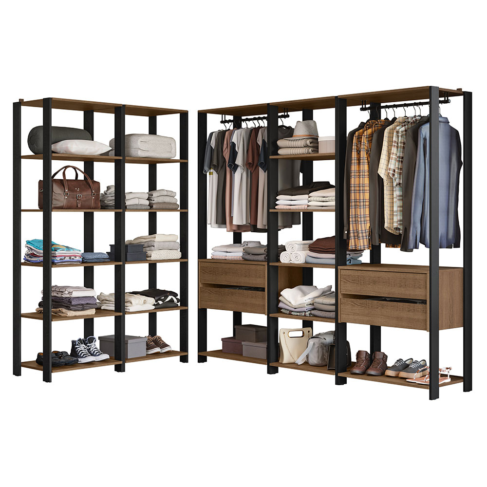 Ropero Closet Organizador Abierto Modular Madesa Valencia.