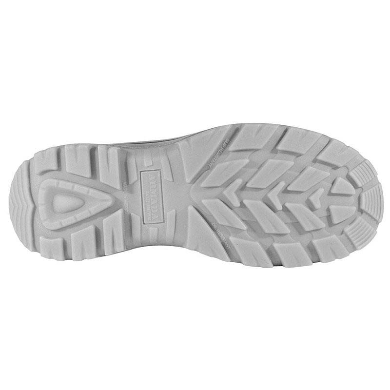 Bota Armada 5021 Trabajo Industrial Protección Cafe Piel.