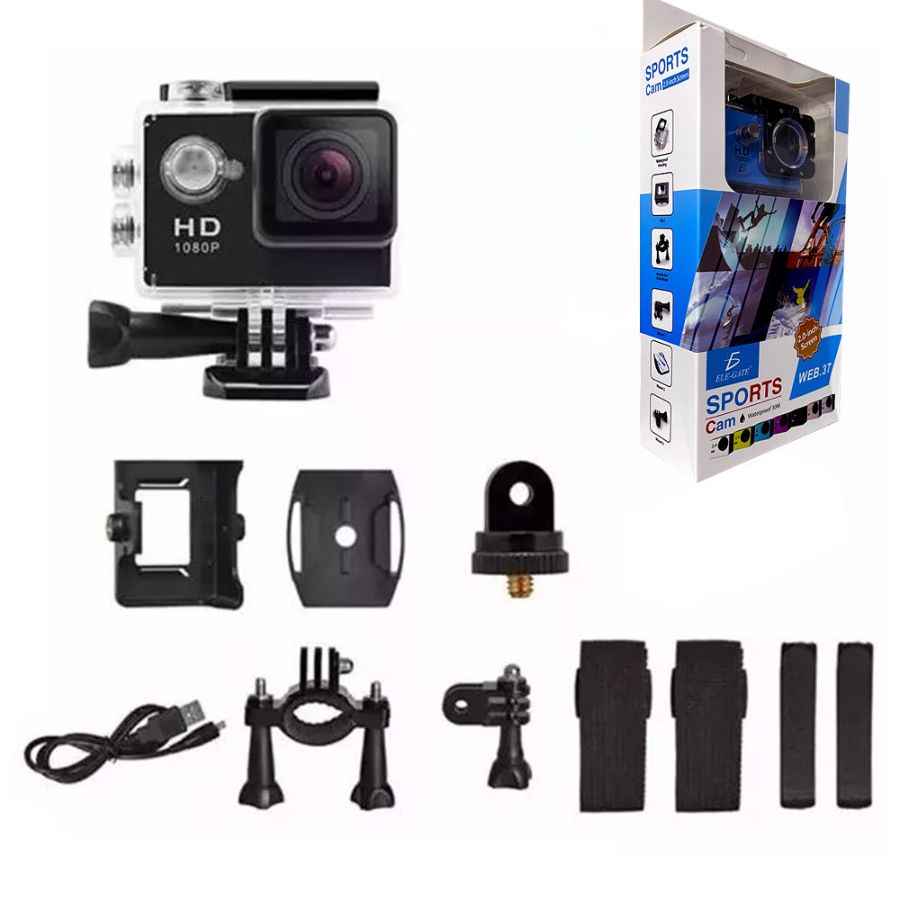 Camara Deportiva Tipo Gopro Sumergible 1080p.