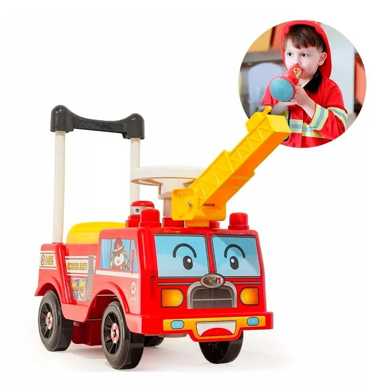 Montable MyToy Bombero Rojo.