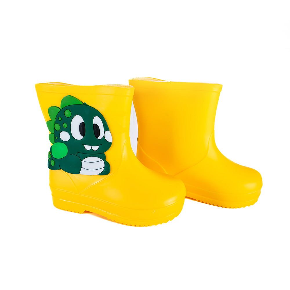 Set listos para la lluvia, botas, impermeable y paraguas de regalo para niños amarillo